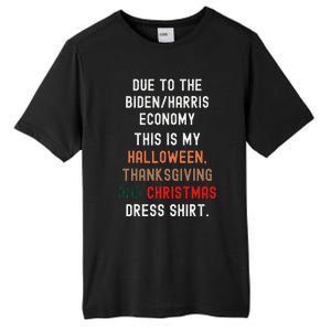 Funny Biden Harris Economy Tall Fusion ChromaSoft Performance T-Shirt