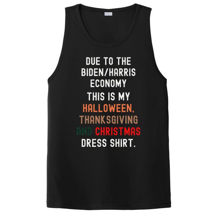 Funny Biden Harris Economy PosiCharge Competitor Tank