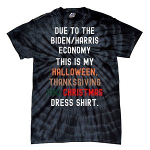 Funny Biden Harris Economy Tie-Dye T-Shirt