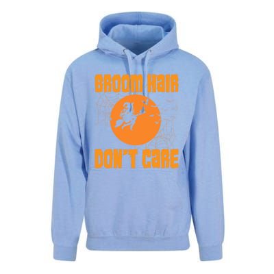 Funny Broom Hair Dont Care Halloween Great Gift Unisex Surf Hoodie