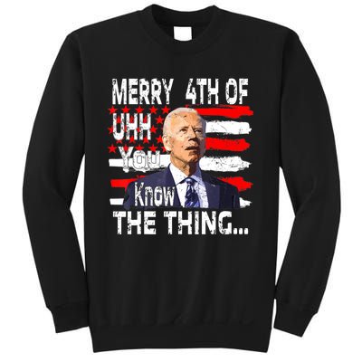 Funny Biden Happy Fourth Of July.Biden 4th Of July Memes Sweatshirt