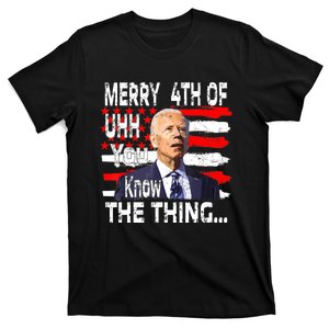 Funny Biden Happy Fourth Of July.Biden 4th Of July Memes T-Shirt