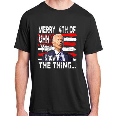 Funny Biden Happy Fourth Of July.Biden 4th Of July Memes Adult ChromaSoft Performance T-Shirt