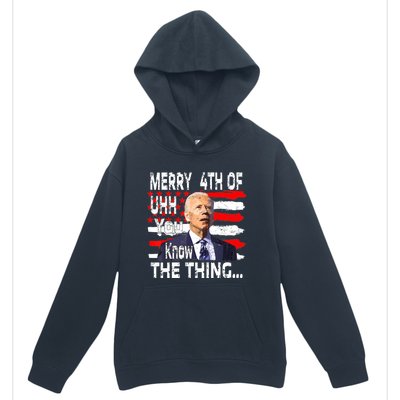 Funny Biden Happy Fourth Of July.Biden 4th Of July Memes Urban Pullover Hoodie