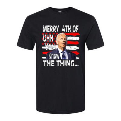 Funny Biden Happy Fourth Of July.Biden 4th Of July Memes Softstyle CVC T-Shirt