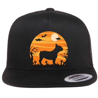 French Bulldog Halloween Gift Costume Frenchie Gift Mom Dad Gift Flatbill Hat
