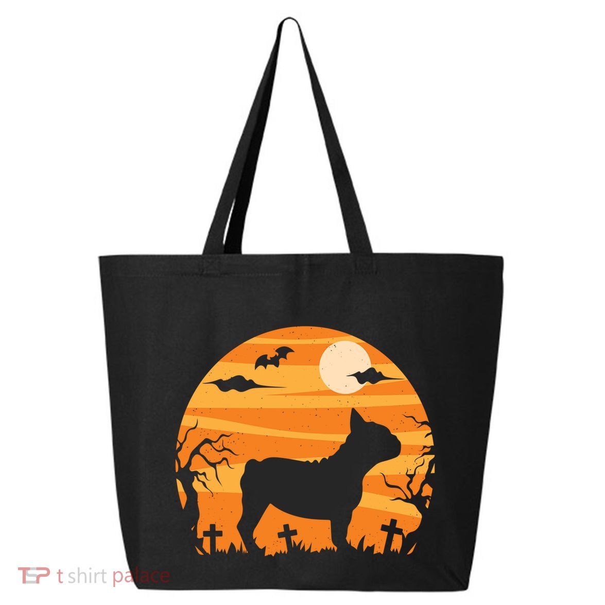 French Bulldog Halloween Gift Costume Frenchie Gift Mom Dad Gift 25L Jumbo Tote