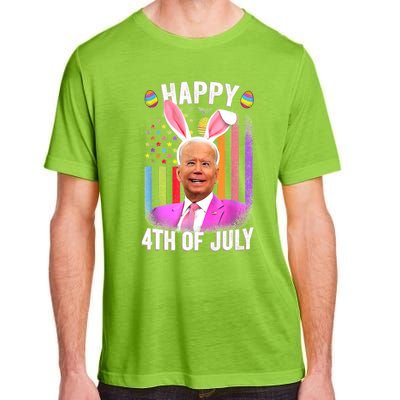 Funny Biden Happy 4th Of July Confused Easter Biden Bunny Adult ChromaSoft Performance T-Shirt