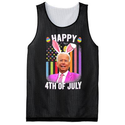 Funny Biden Happy 4th Of July Confused Easter Biden Bunny Mesh Reversible Basketball Jersey Tank