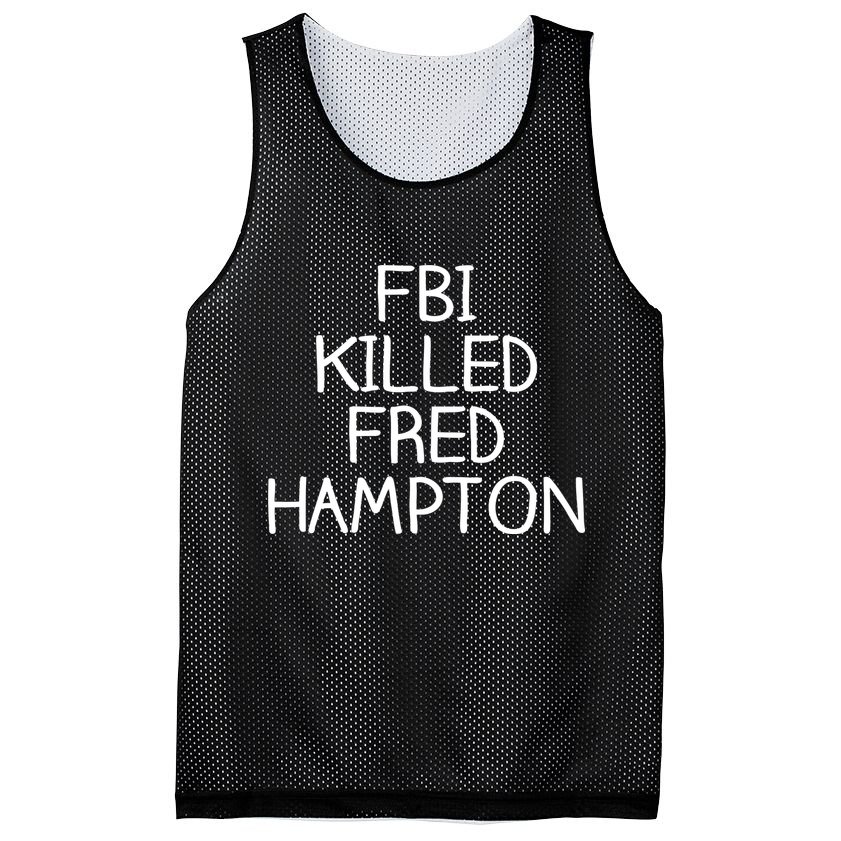 FBI Killed Fred Hampton Mesh Reversible Basketball Jersey Tank