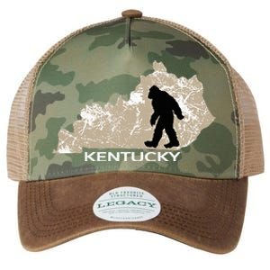 Funny Bigfoot I Believe Loves Kentucky Ky Sasquatch Legacy Tie Dye Trucker Hat