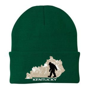 Funny Bigfoot I Believe Loves Kentucky Ky Sasquatch Knit Cap Winter Beanie