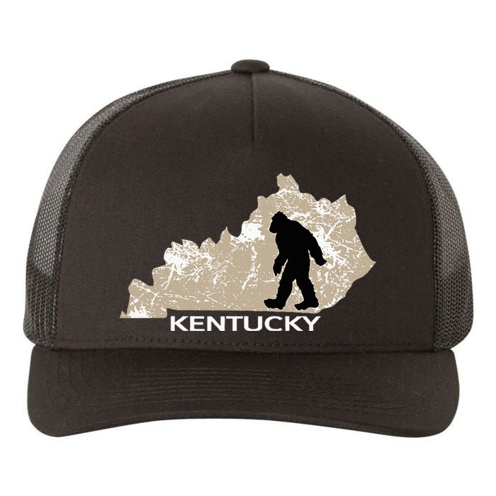 Funny Bigfoot I Believe Loves Kentucky Ky Sasquatch Yupoong Adult 5-Panel Trucker Hat