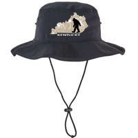 Funny Bigfoot I Believe Loves Kentucky Ky Sasquatch Legacy Cool Fit Booney Bucket Hat