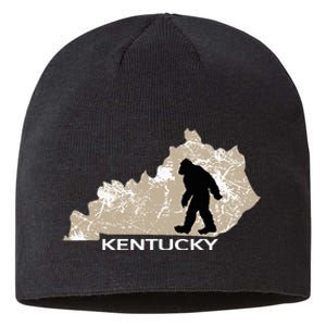 Funny Bigfoot I Believe Loves Kentucky Ky Sasquatch Sustainable Beanie