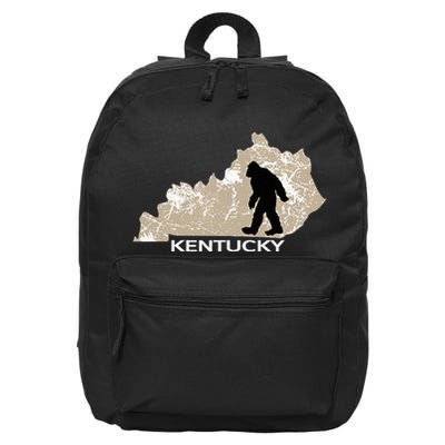 Funny Bigfoot I Believe Loves Kentucky Ky Sasquatch 16 in Basic Backpack