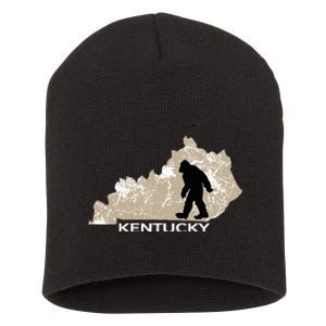 Funny Bigfoot I Believe Loves Kentucky Ky Sasquatch Short Acrylic Beanie