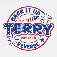 Funny Back It Up Terry Put It In Reverse Flat Bill Trucker Hat
