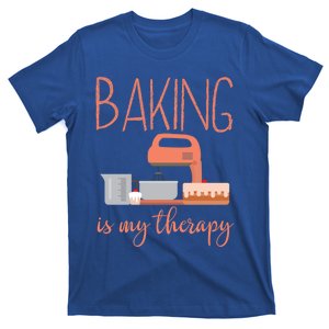 Funny Baking Is My Therapy Xmas Holiday Cool Gift T-Shirt