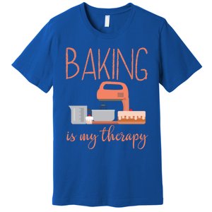 Funny Baking Is My Therapy Xmas Holiday Cool Gift Premium T-Shirt