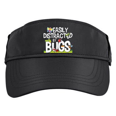 Funny Bug Insects Easily Distracted By Bugs Science Adult Drive Performance Visor