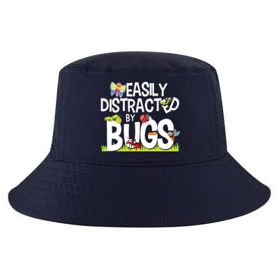 Funny Bug Insects Easily Distracted By Bugs Science Cool Comfort Performance Bucket Hat