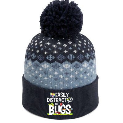 Funny Bug Insects Easily Distracted By Bugs Science The Baniff Cuffed Pom Beanie