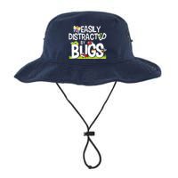 Funny Bug Insects Easily Distracted By Bugs Science Legacy Cool Fit Booney Bucket Hat