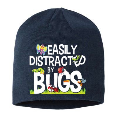 Funny Bug Insects Easily Distracted By Bugs Science Sustainable Beanie