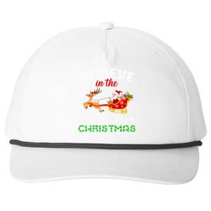 Funny Believe In The Magic Of Christmas Gift Snapback Five-Panel Rope Hat