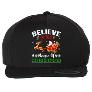 Funny Believe In The Magic Of Christmas Gift Wool Snapback Cap