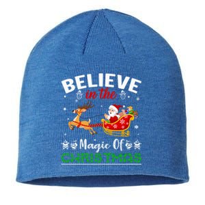 Funny Believe In The Magic Of Christmas Gift Sustainable Beanie