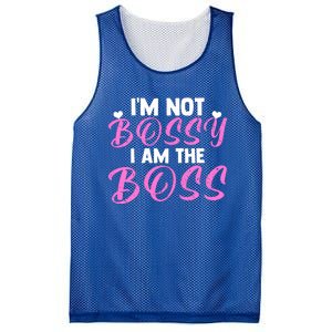 Female Boss I'm Not Bossy I'm The Boss I Am Not Bossy Funny Gift Mesh Reversible Basketball Jersey Tank