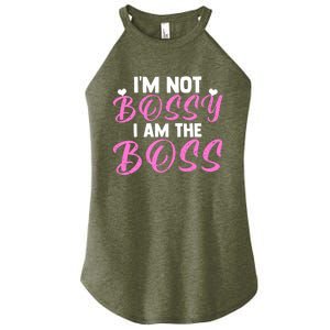 Female Boss I'm Not Bossy I'm The Boss I Am Not Bossy Funny Gift Women's Perfect Tri Rocker Tank