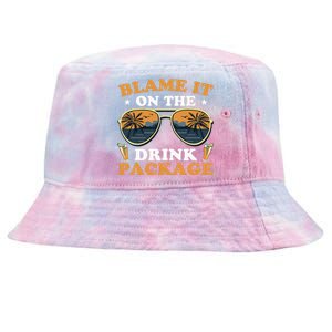 Funny Blame It On The Drink Package Cruise Ship Tie-Dyed Bucket Hat