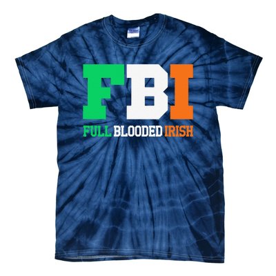 Full Blooded Irish Saint Patrick's Day Apparel Tie-Dye T-Shirt