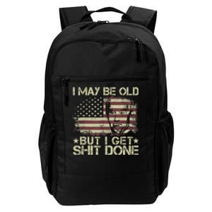 Funny Biden I May Be Old But I Get Shit Done Daily Commute Backpack