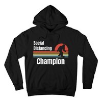 Funny Bigfoot I Was Social Distancing Before It Was Cool Hoodie