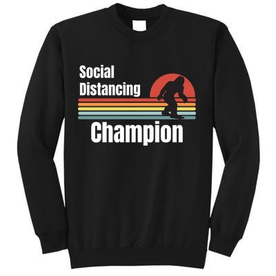 Funny Bigfoot I Was Social Distancing Before It Was Cool Sweatshirt