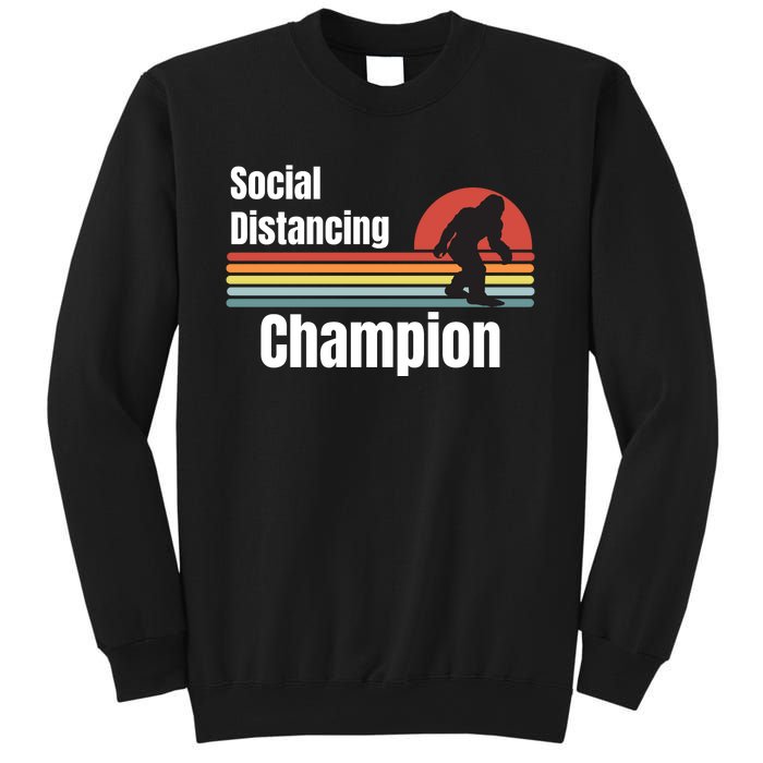 Funny Bigfoot I Was Social Distancing Before It Was Cool Sweatshirt