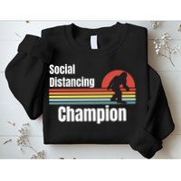Funny Bigfoot I Was Social Distancing Before It Was Cool Sweatshirt