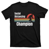 Funny Bigfoot I Was Social Distancing Before It Was Cool T-Shirt