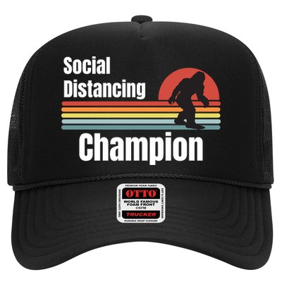 Funny Bigfoot I Was Social Distancing Before It Was Cool Trucker Hat