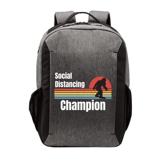 Funny Bigfoot I Was Social Distancing Before It Was Cool Vector Backpack