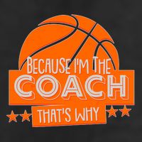 Funny Because I'm The Coach That's Why 7 Panel Mesh Trucker Snapback Hat