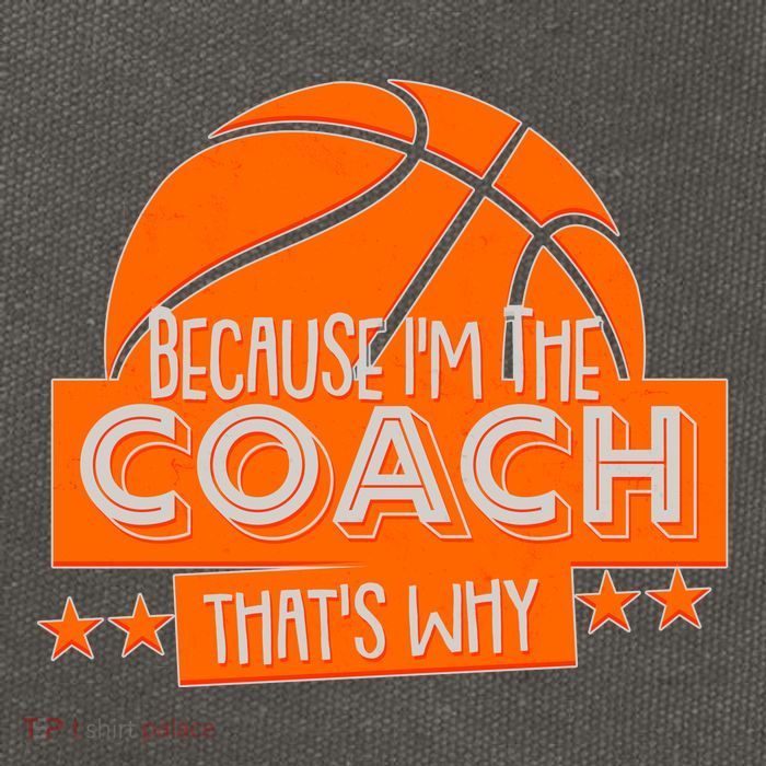 Funny Because I'm The Coach That's Why Cotton Canvas Backpack