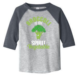 Funny Broccoli Is My Spirit Vegetable Lover Gift Toddler Fine Jersey T-Shirt