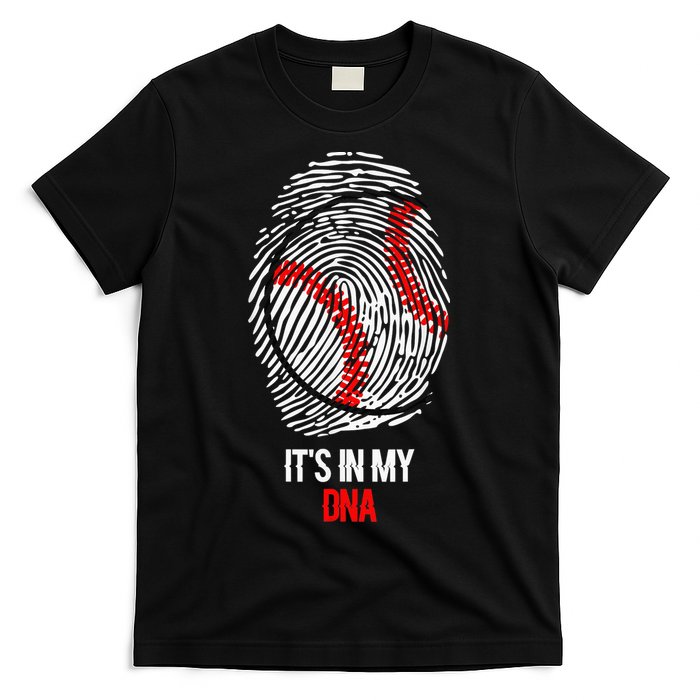 Funny Baseball  - It's in my DNA Fingerprint Shirt T-Shirt