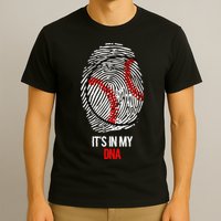 Funny Baseball  - It's in my DNA Fingerprint Shirt T-Shirt