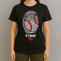 Funny Baseball  - It's in my DNA Fingerprint Shirt T-Shirt